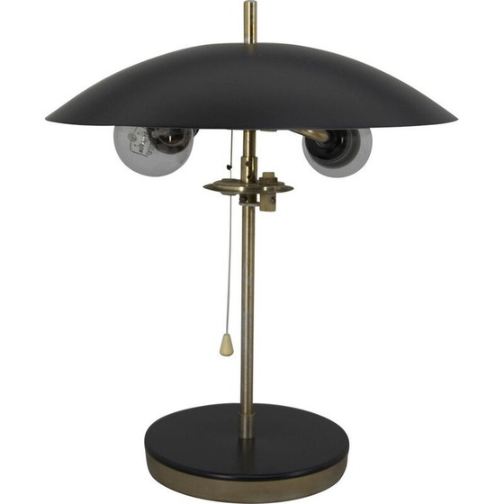 Image 1 of Lampe de table vintage art déco, tchèque 1950