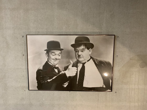 Image 1 of Affiche Laurel et Hardy 1960 encadrée