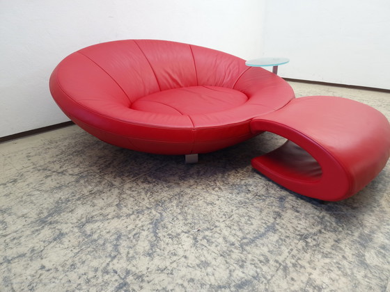 Image 1 of De Sede Ds 152 Canapé Pouf Canapé en cuir Canapé designer