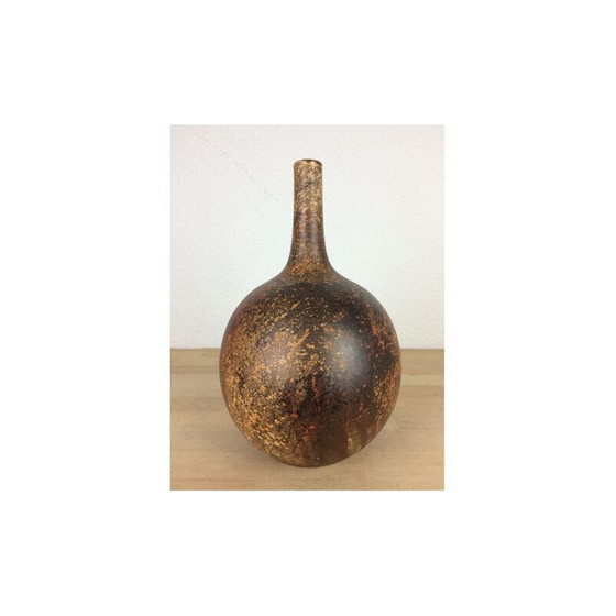 Image 1 of Vase boule en céramique vintage de Gerhard Liebenthron, 1979
