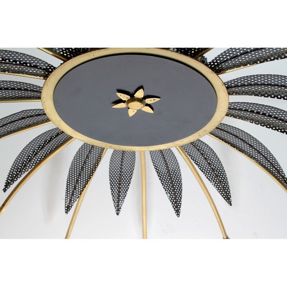 Image 1 of Lustre vintage en laiton, 1950