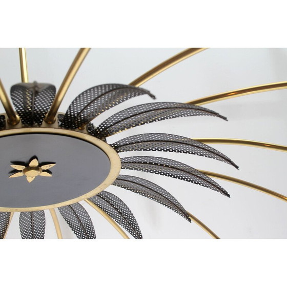 Image 1 of Lustre vintage en laiton, 1950