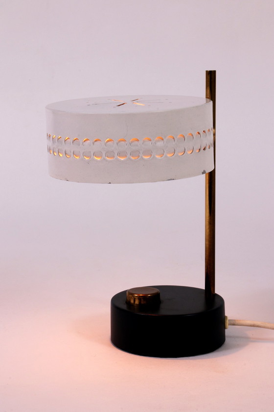 Image 1 of Lampe de table dans le style de Mathieu Matégot pour Mategot, France, 1955