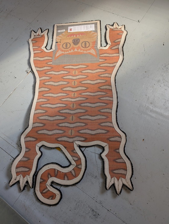 Image 1 of Walter Van Beirendonck Ikea Tiger Art Tapis Glödande