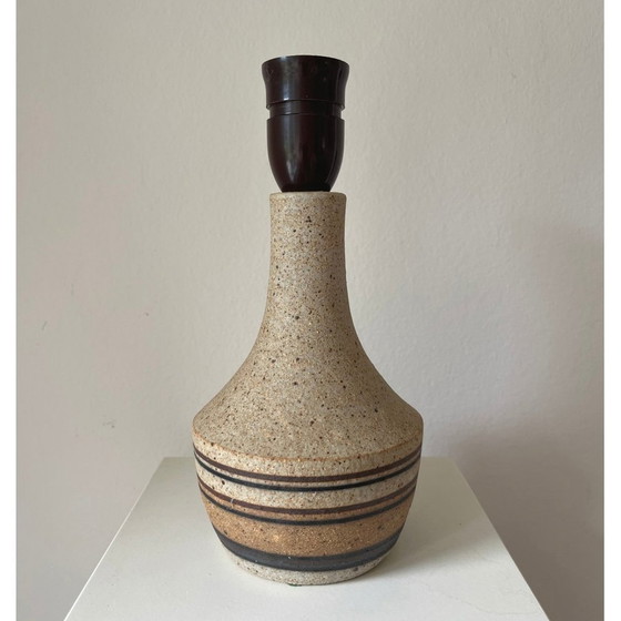 Image 1 of Jesper Packness Lampe de table danoise vintage en grès Pied de lampe 1970