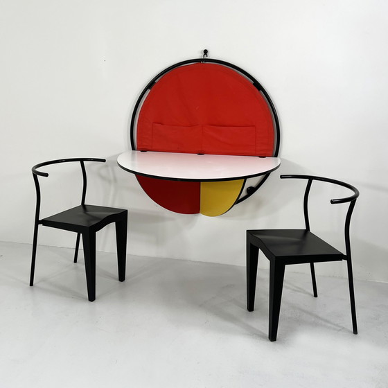 Image 1 of Table murale pliante Rudy par Giorgio Manzali pour Bonaldo Italie, 1980S