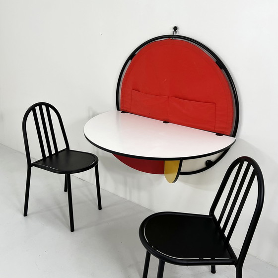 Image 1 of Table murale pliante Rudy par Giorgio Manzali pour Bonaldo Italie, 1980S