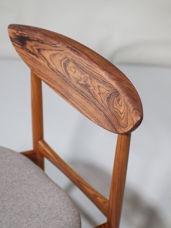 Image 1 of 6X Kurt Østervig Chaises de salle à manger en bois de rose danois