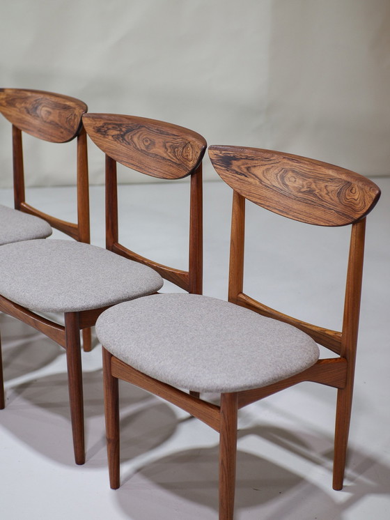 Image 1 of 6X Kurt Østervig Chaises de salle à manger en bois de rose danois