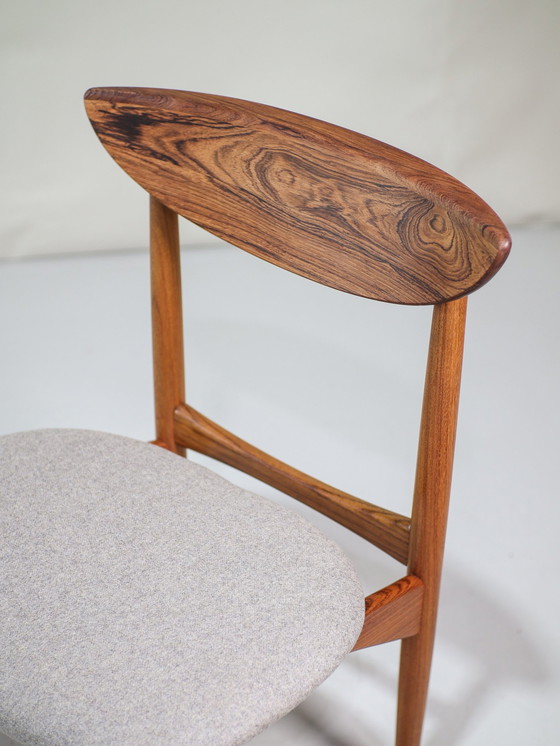 Image 1 of 6X Kurt Østervig Chaises de salle à manger en bois de rose danois