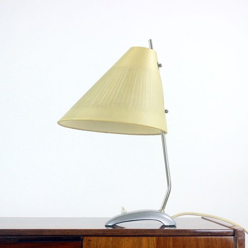 Lampe vintage en laiton, Tchécoslovaquie 1950