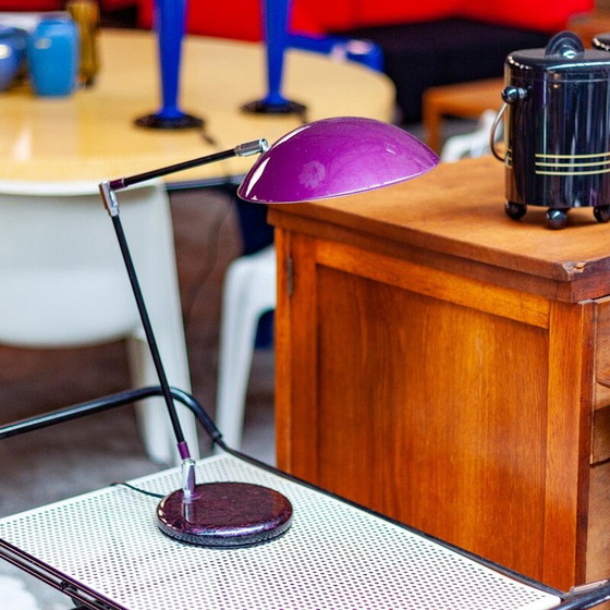 Image 1 of Lampe de table vintage pour Queens Gallery, 1980