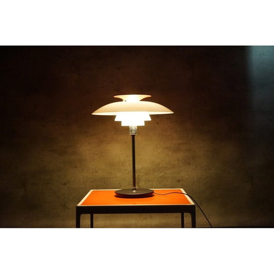 Image 1 of Lampe de table vintage PH-80 en plastique ABS par Poul Henningsen pour Louis Poulsen, 1970