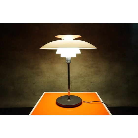 Image 1 of Lampe de table vintage PH-80 en plastique ABS par Poul Henningsen pour Louis Poulsen, 1970