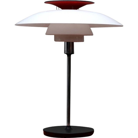 Image 1 of Lampe de table vintage PH-80 en plastique ABS par Poul Henningsen pour Louis Poulsen, 1970