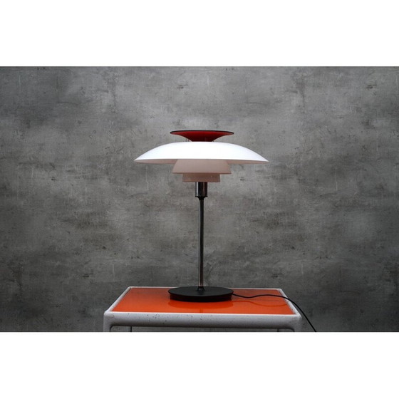 Image 1 of Lampe de table vintage PH-80 en plastique ABS par Poul Henningsen pour Louis Poulsen, 1970