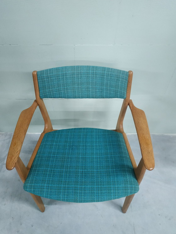 Image 1 of Chaise de salle à manger en teck design danois par Erik Buch pour Nova