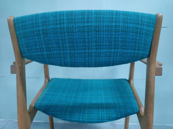 Image 1 of Chaise de salle à manger en teck design danois par Erik Buch pour Nova