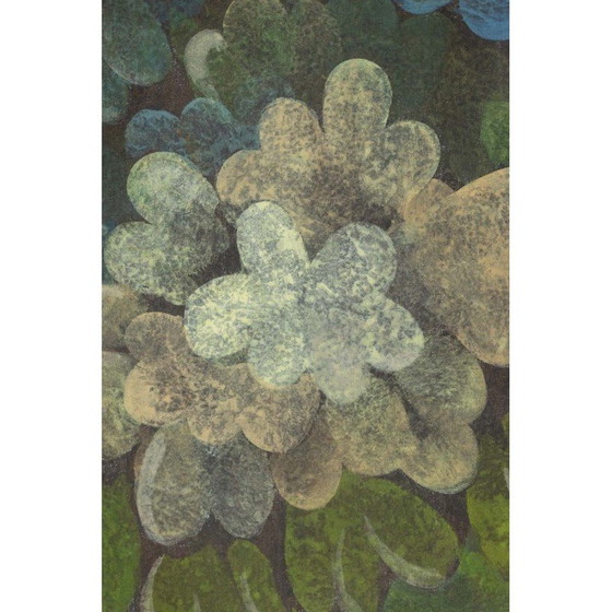 Image 1 of Peinture vintage représentant des perruches, France