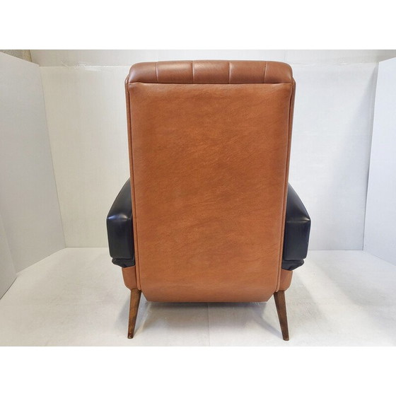 Image 1 of Fauteuil vintage avec embout en caoutchouc, 1950