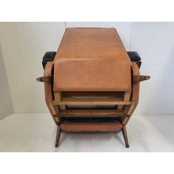 Image 1 of Fauteuil vintage avec embout en caoutchouc, 1950