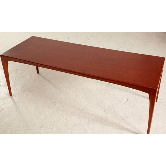 Image 1 of Table basse vintage en teck massif modèle 165 par Erling Torvits, Danemark