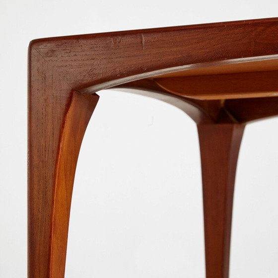 Image 1 of Table basse vintage en teck massif modèle 165 par Erling Torvits, Danemark