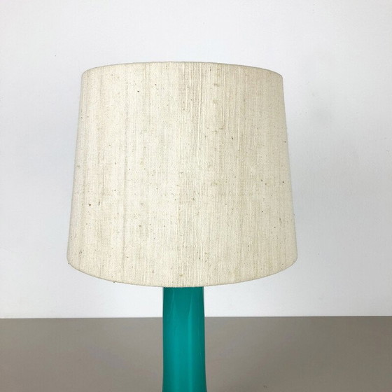 Image 1 of Lampe de table vintage verte par Uno et Östen Kristiansson pour Luxus Vittsjö, Suède, années 1970