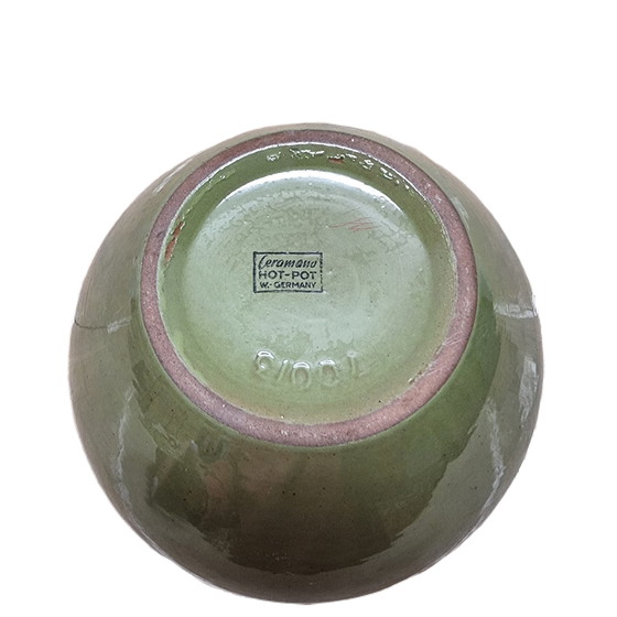 Image 1 of Allemagne de l'Ouest Bol marqué Ceramano Hot-Pot, 50s/60s