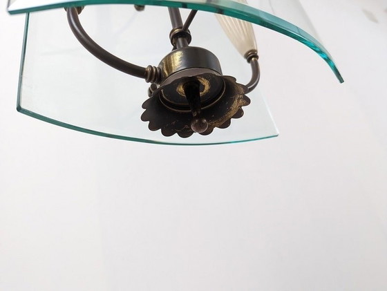 Image 1 of Lampe design du milieu du siècle par Pietro Chiesa pour Fontana Arte