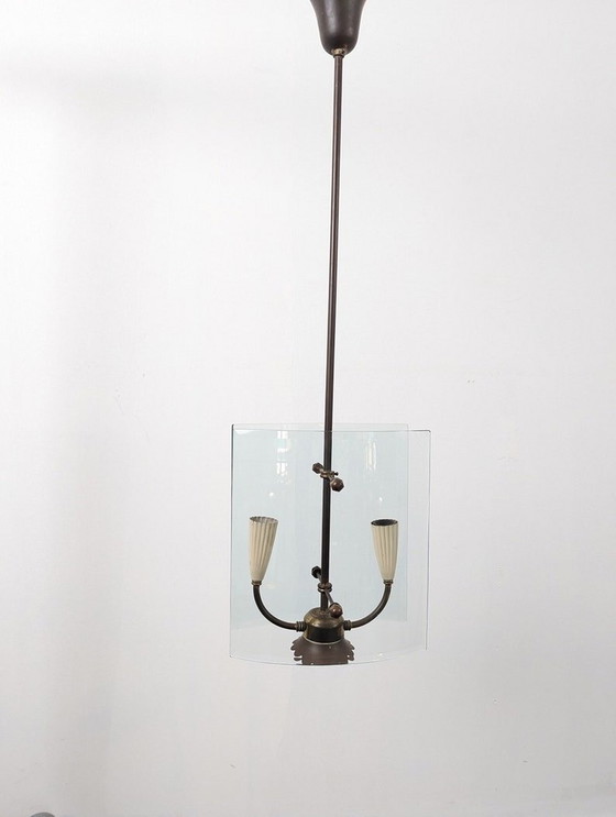 Image 1 of Lampe design du milieu du siècle par Pietro Chiesa pour Fontana Arte