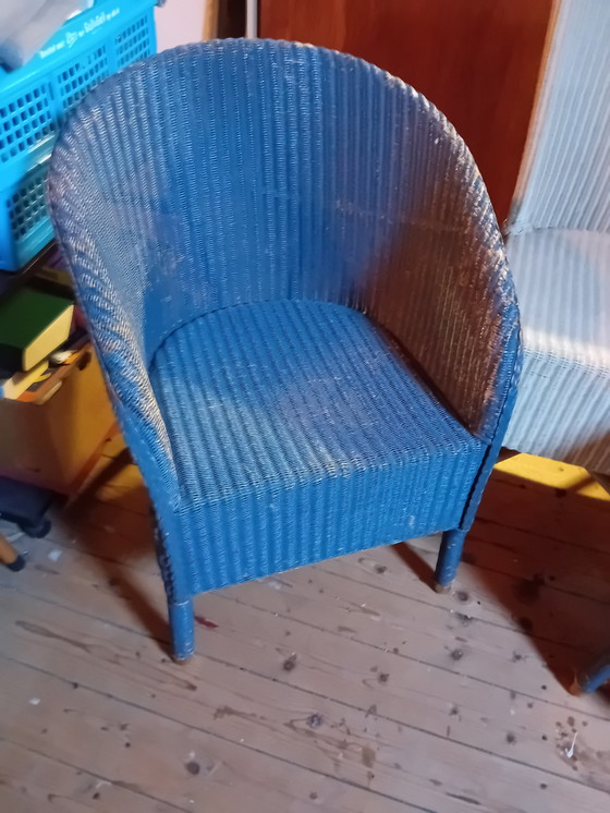 Image 1 of 3 x fauteuils Lloyd Loom