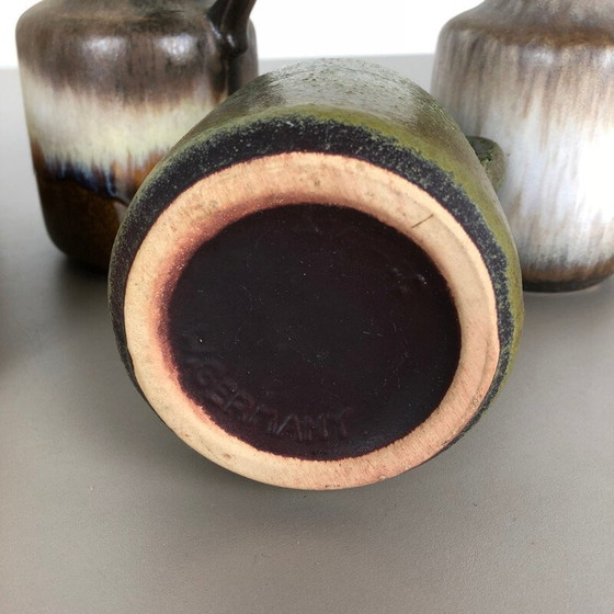 Image 1 of Ensemble de 5 vases en céramique vintage pour Scheurich, Allemagne 1970