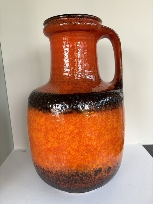 Grand vase de l'Allemagne de l'Ouest Lava (40 cm)