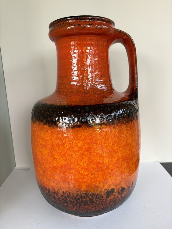 Image 1 of Grand vase de l'Allemagne de l'Ouest Lava (40 cm)