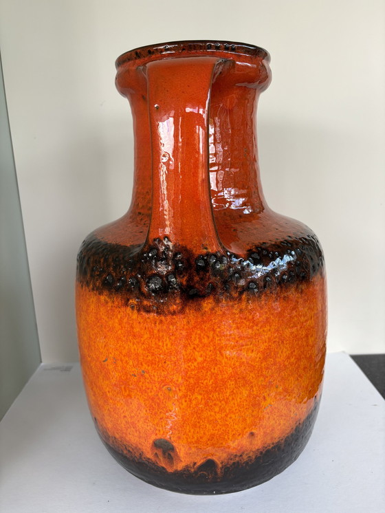 Image 1 of Grand vase de l'Allemagne de l'Ouest Lava (40 cm)