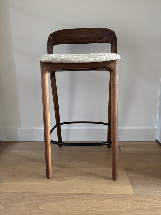 Image 1 of 2X Artisan Bar Chair Neva Walnut/Savanna 202