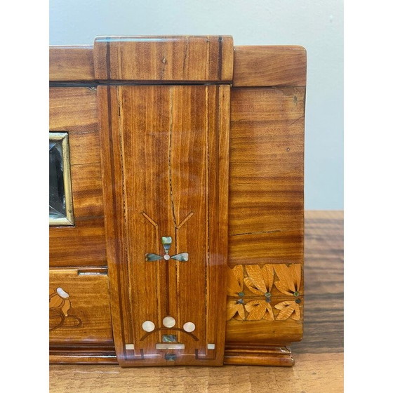 Image 1 of Boîte en bois liberty vintage, Italie 1900