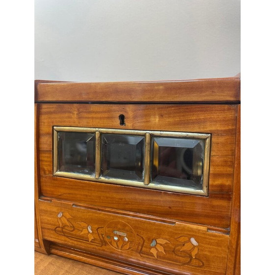 Image 1 of Boîte en bois liberty vintage, Italie 1900