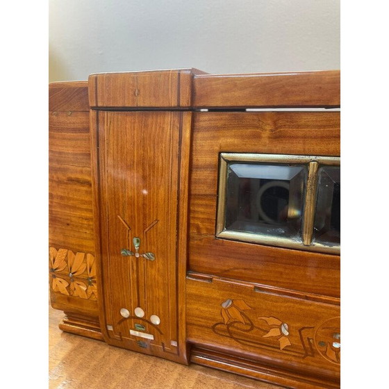 Image 1 of Boîte en bois liberty vintage, Italie 1900