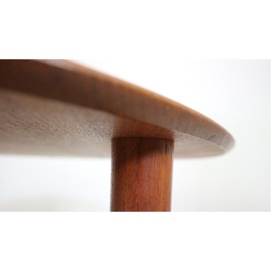 Image 1 of Table basse vintage en teck par Peter Hvidt et Orla Mølgaard Nielsen pour France et Søn, Danemark 1950