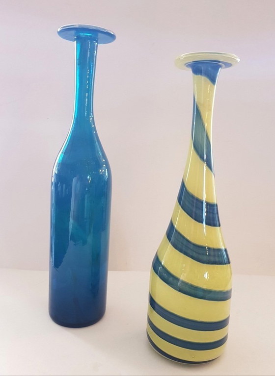 Image 1 of 3X Vases en verre de Mdina