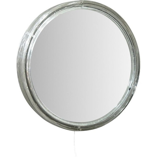 Miroir lumineux vintage par Egon Hillebrand pour Hillebrand, 1970