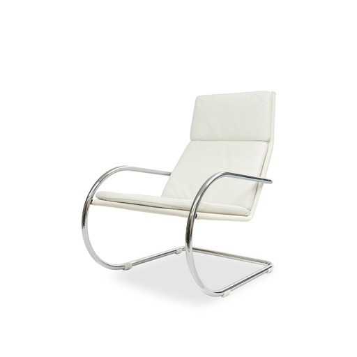 Tecta D 35 fauteuil | Cuir tressé blanc