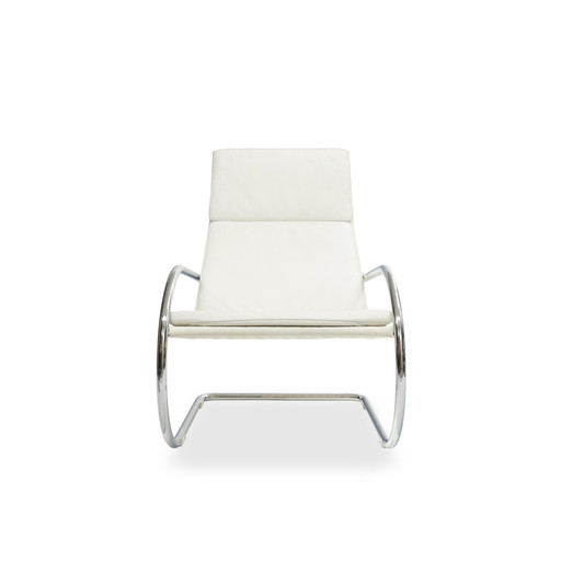 Tecta D 35 fauteuil | Cuir tressé blanc