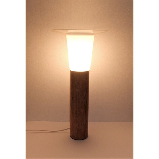 Image 1 of Lampe vintage en bois de rose par Uno et Östen Kristiansson pour Luxus, Suède 1960