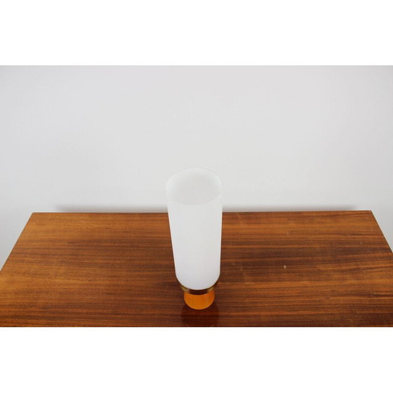 Image 1 of Lampe de table du milieu du siècle en laiton et verre, Allemagne 1970