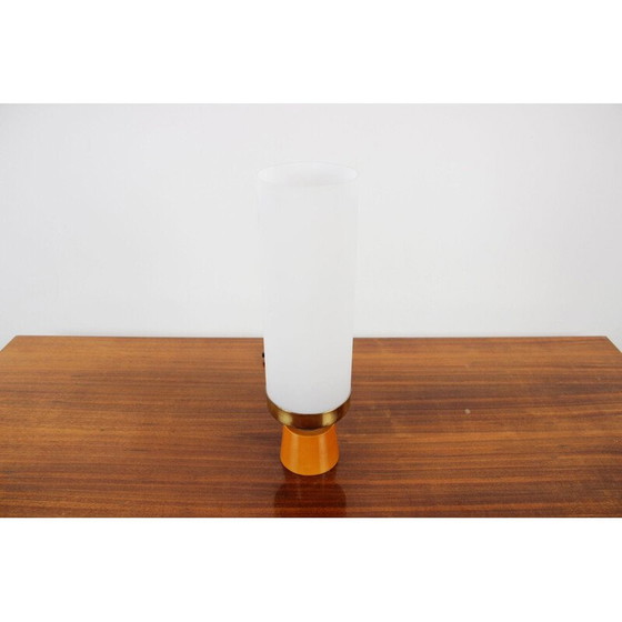 Image 1 of Lampe de table du milieu du siècle en laiton et verre, Allemagne 1970