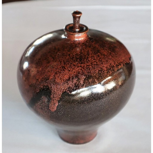 Boîte en porcelaine vintage de Xavier Duroselle, 1990