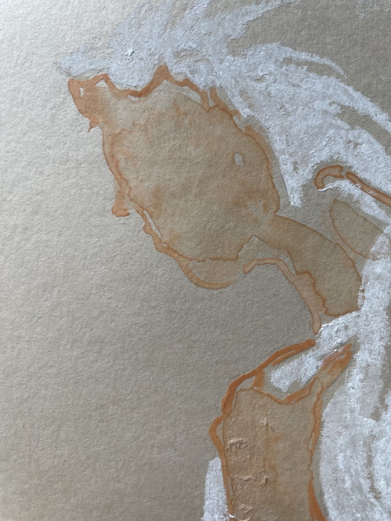 Image 1 of Pastel Portrait Femme "La Robe Blanche"